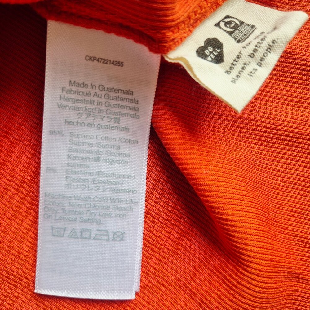 NWoT Madewell Supima Ribbed Knit Mini Tank Dress Stretchy Roasted Squash - Picture 11 of 14
